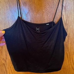 Black, strappy, crop top size L